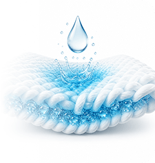 Excellent Water Absorption